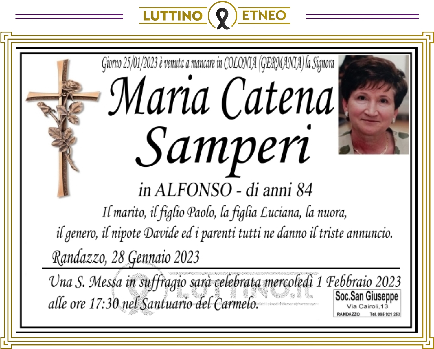 Maria Catena  Samperi 
